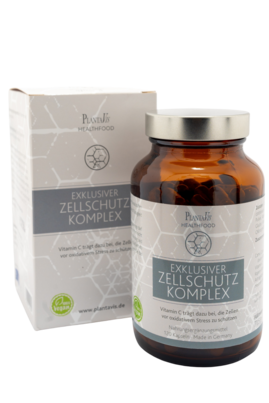 Sie sehen eine Packung Exklusiver Zellschutzkomplex, 120 Kapseln, Produktbild: 02 Exklusiver Zellschutzkomplex, 120 Kapseln, A-Nr.: 5663254 - 02