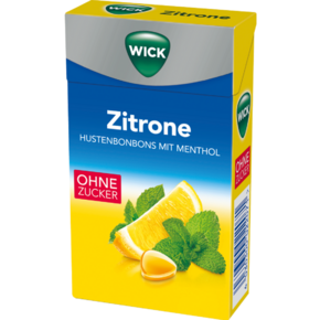 WICK ZITRONE &amp;amp; MENTHOL zfr. 46g, Box, A-Nr.: 4078861 - 01