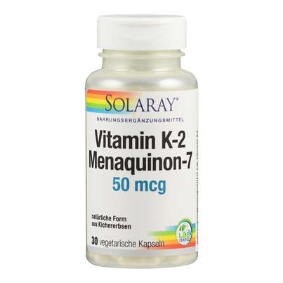 Supplementa Vitamin K2 Menaquinon-7 50 mcg Kapseln, A-Nr.: 5598060 - 01
