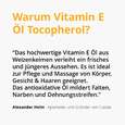 Sie sehen eine Packung Vitamin E Öl Tocopherol, Produktbild: 02 Vitamin E Öl Tocopherol, A-Nr.: 4545972 - 02