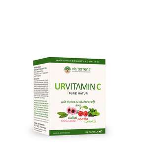 vis terrena® URVITAMIN C Kapseln (NEUE PRODUKTBEZEICHNUNG - VORMALS: vis terrena® PHYTO C PLUS Kapseln), A-Nr.: 5403122 - 01