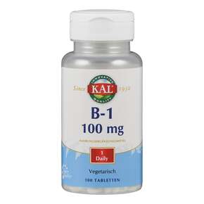 Supplementa Vitamin B1 Thiamin 100 mg Tabletten, A-Nr.: 5396132 - 01