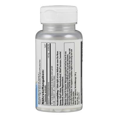 Supplementa Vitamin B1 Thiamin 100 mg Tabletten, A-Nr.: 5396132 - 02