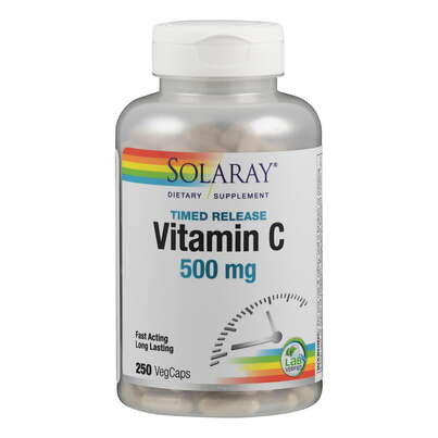 Supplementa Vitamin C 500 mg mit Hagebutte &amp; Acerola, verz. Abgabe Kapseln, A-Nr.: 5574898 - 01