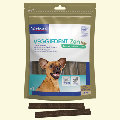 Veggiedent Zen XS - Kaustreifen für Hunde bis 5 kg Körpergewicht, A-Nr.: 5174911 - 03
