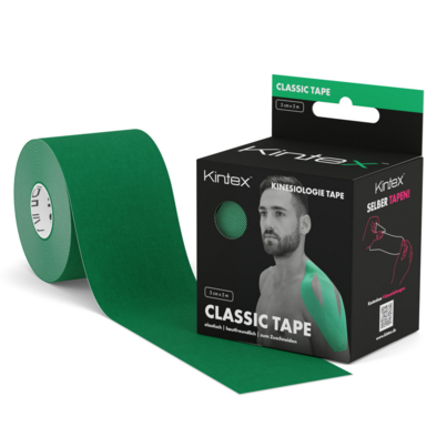 Sie sehen eine Packung RÖWO Kinesiologisches Tape 5m x 5cm, Produktbild: 01 RÖWO Kinesiologisches Tape 5m x 5cm, A-Nr.: 4235668 - 01