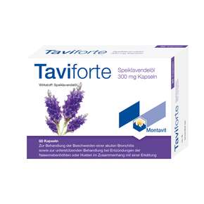 Sie sehen eine Packung Taviforte Kapseln, Produktbild: 01 Taviforte Kapseln, A-Nr.: 4956014 - 01