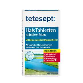 tetesept Hals Tabletten Isländisch Moos Zuckerfrei, A-Nr.: 4057008 - 01