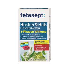 tetesept Husten &amp;amp; Hals 3 Phasen Lutschtabletten, A-Nr.: 4137799 - 01