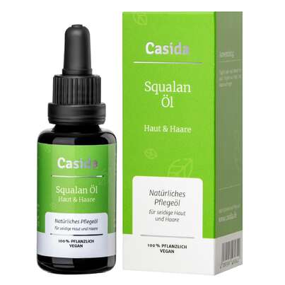 Sie sehen eine Packung Casida Squalan Öl Haut & Haare, Produktbild: 01 Casida Squalan Öl Haut & Haare, A-Nr.: 5423260 - 01