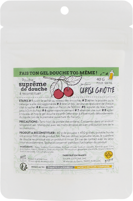 Sie sehen eine Packung Duschgel Pulver Kirsche StepOne, Produktbild: 01 Duschgel Pulver Kirsche StepOne, A-Nr.: 5447071 - 01