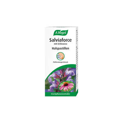 A.Vogel Salviaforce mit Echinacea Halspastillen, A-Nr.: 5460172 - 02