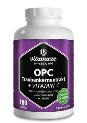 Vitamaze OPC Traubenkernextrakt hochdosiert +Vit.C, A-Nr.: 5179251 - 01