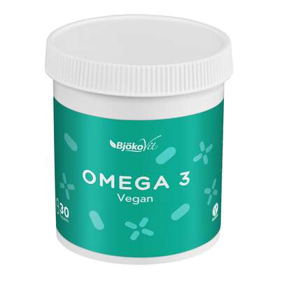Sie sehen eine Packung BjökoVit Omega 3 DHA+EPA Kapseln vegan, Produktbild: 01 BjökoVit Omega 3 DHA+EPA Kapseln vegan, A-Nr.: 5174733 - 01