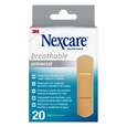 Sie sehen eine Packung Nexcare™ Breathable Universal Pflaster, 19 mm x 72 mm, 20/Packung, Produktbild: 01 Nexcare™ Breathable Universal Pflaster, 19 mm x 72 mm, 20/Packung, A-Nr.: 5680666 - 01
