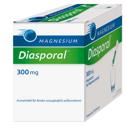 Sie sehen eine Packung Magnesium-Diasporal® 300 direkt, Direktgranulat, Produktbild: 02 Magnesium-Diasporal® 300 direkt, Direktgranulat, A-Nr.: 3932299 - 02