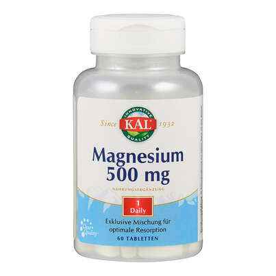 Supplementa Magnesium 500 mg Tabletten, A-Nr.: 5598427 - 01