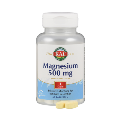 Supplementa Magnesium 500 mg Tabletten, A-Nr.: 5598427 - 04