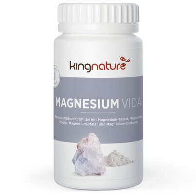 Sie sehen eine Packung Kingnature Magnesium Vida, Produktbild: 01 Kingnature Magnesium Vida, A-Nr.: 4805924 - 01