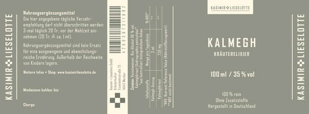 Sie sehen eine Packung Kasimir und Lieselotte Kalmegh Tinktur, Produktbild: 03 Kasimir und Lieselotte Kalmegh Tinktur, A-Nr.: 5176258 - 03