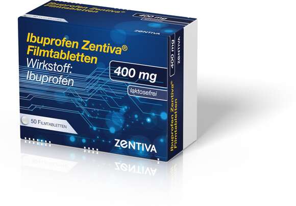 Ibuprofen Zentiva 400mg Filmtabletten, A-Nr.: 5513307 - 01