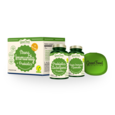 Sie sehen eine Packung GreenFood Nutrition Strong Immunity & Probiotics + Pillbox, Produktbild: 01 GreenFood Nutrition Strong Immunity & Probiotics + Pillbox, A-Nr.: 5634956 - 01