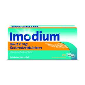 Imodium akut Schmelztabletten 2mg, A-Nr.: 3769238 - 01