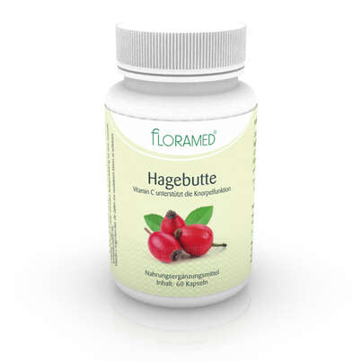 Sie sehen eine Packung Floramed Hagebutte, Produktbild: 02 Floramed Hagebutte, A-Nr.: 4390185 - 02