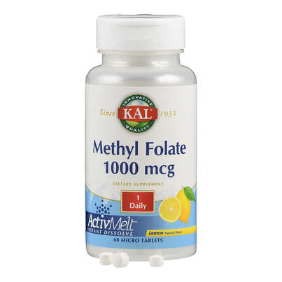 Supplementa Folsäure (Methylfolat 1000 mcg) ActivMelt Tablette, A-Nr.: 5598901 - 04