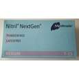 Sie sehen eine Packung Einmalhandschuhe Nitril Gr. M blau, Produktbild: 02 Einmalhandschuhe Nitril Gr. M blau, A-Nr.: 4894862 - 02