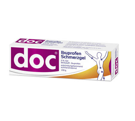 doc® Ibuprofen Schmerzgel 100 g, A-Nr.: 4586422 - 01