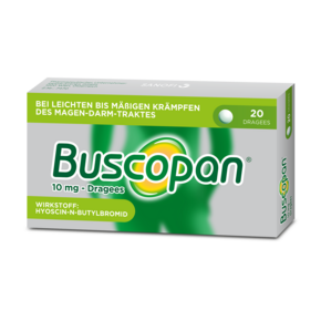 Buscopan® 10 mg – Dragees, A-Nr.: 3521828 - 01