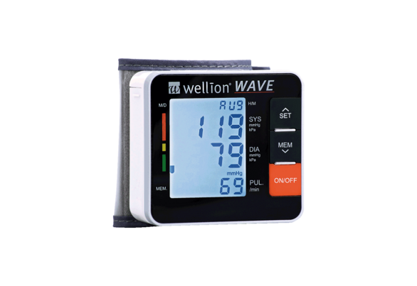 Wellion WAVE, Blutdruckmessgerät für das Handgelenk, WELLWAVE003, A-Nr.: 4392557 - 01