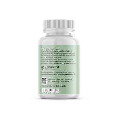 Sie sehen eine Packung Biotanicals Vitamin D3+K2 Kapseln, Produktbild: 02 Biotanicals Vitamin D3+K2 Kapseln, A-Nr.: 5461220 - 02