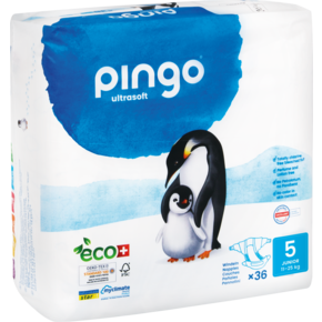 Bio Windeln Junior 12-25kg Pinguin – Pingo Swiss, A-Nr.: 4559595 - 01