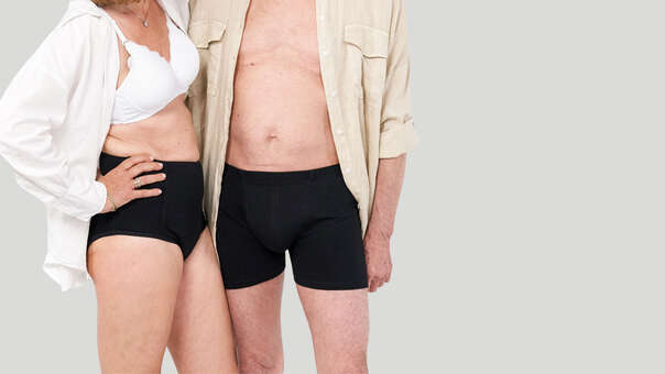 Sie sehen eine Packung Bio Inkontinenz Men Boxershorts - Größe XL - Schwarz - MASMI, Produktbild: 02 Bio Inkontinenz Men Boxershorts - Größe XL - Schwarz - MASMI, A-Nr.: 5777130 - 02