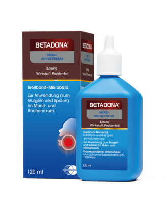 Betadona® Mund-Antiseptikum 120 ml, A-Nr.: 4465463 - 01