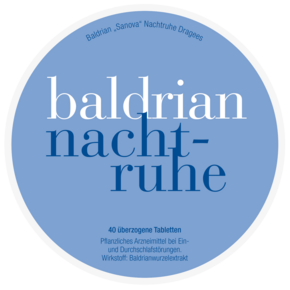 Baldrian „Sanova“ Nachtruhe Dragees, A-Nr.: 3763448 - 01