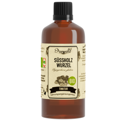 Sie sehen eine Packung Auwald® - Süssholzwurzel - BIO Tropfen (Auszug, Extrakt, Essenz), Produktbild: 01 Auwald® - Süssholzwurzel - BIO Tropfen (Auszug, Extrakt, Essenz), A-Nr.: 5680198 - 01