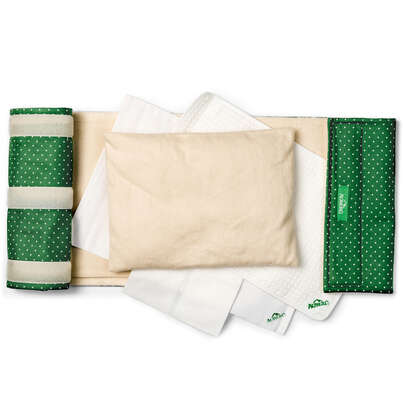 Sie sehen eine Packung AUBERG Brust-Wichtel Größe M dunkelgrün, Produktbild: 02 AUBERG Brust-Wichtel Größe M dunkelgrün, A-Nr.: 4734006 - 02