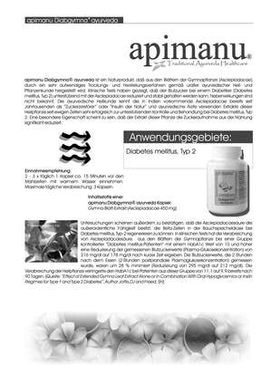 Apimanu Diabgymna Ayurveda Kapseln, A-Nr.: 3014988 - 04