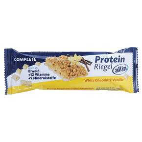 all in® COMPLETE Protein Riegel White Chocolate Vanilla (25 x 40g), A-Nr.: 5332681 - 01