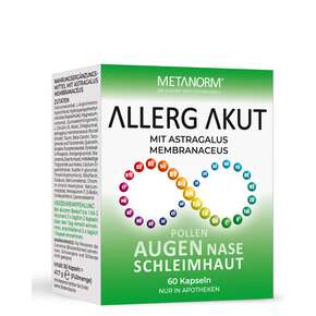 ALLERG AKUT Kapseln METANORM®, A-Nr.: 5268428 - 01