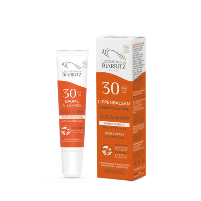 Sie sehen eine Packung Alga Maris Lippenbalsam LSF30 Bio LDB, Produktbild: 03 Alga Maris Lippenbalsam LSF30 Bio LDB, A-Nr.: 4832387 - 03