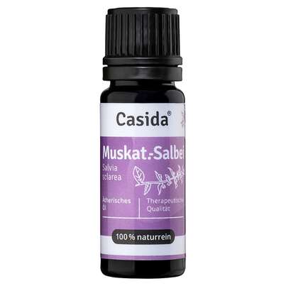 Sie sehen eine Packung Muskatellersalbeiöl, Produktbild: 01 Muskatellersalbeiöl, A-Nr.: 5296382 - 01