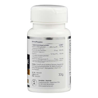 Supplementa ADEK-Vitamine Kapseln, A-Nr.: 5597563 - 02