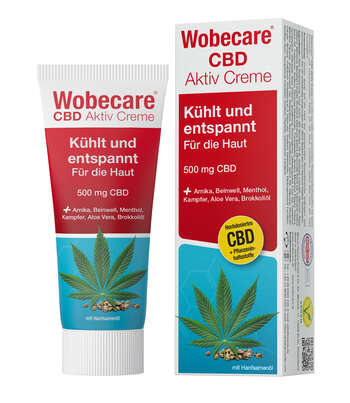 Wobecare CBD Aktiv Creme 100ml, A-Nr.: 5383023 - 02