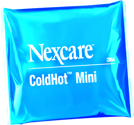 Sie sehen eine Packung Nexcare™ ColdHot Mini N1573B, 110 mm x 120 mm, blau, 100 Kalt-/ Warmkompresse, Produktbild: 01 Nexcare™ ColdHot Mini N1573B, 110 mm x 120 mm, blau, 100 Kalt-/ Warmkompresse, A-Nr.: 5842672 - 01