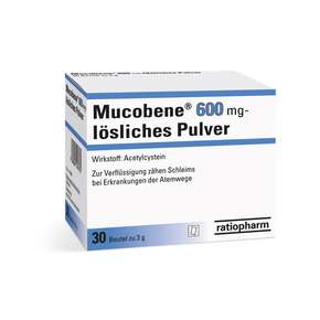 Mucobene® 600 mg lösliches Pulver, A-Nr.: 1269767 - 01