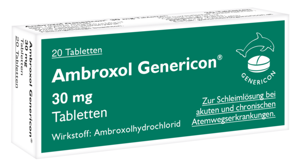 Ambroxol Genericon® 30 mg Tabletten, A-Nr.: 1257787 - 01